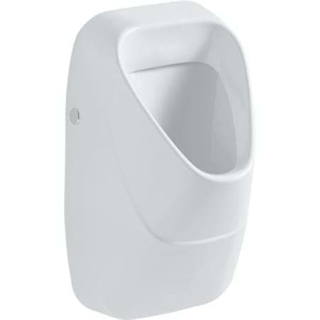 εικόνα του GEBERIT Alivio urinal with drain strainer, inlet from behind, outlet to rear or below #238000600 - white / KeraTect