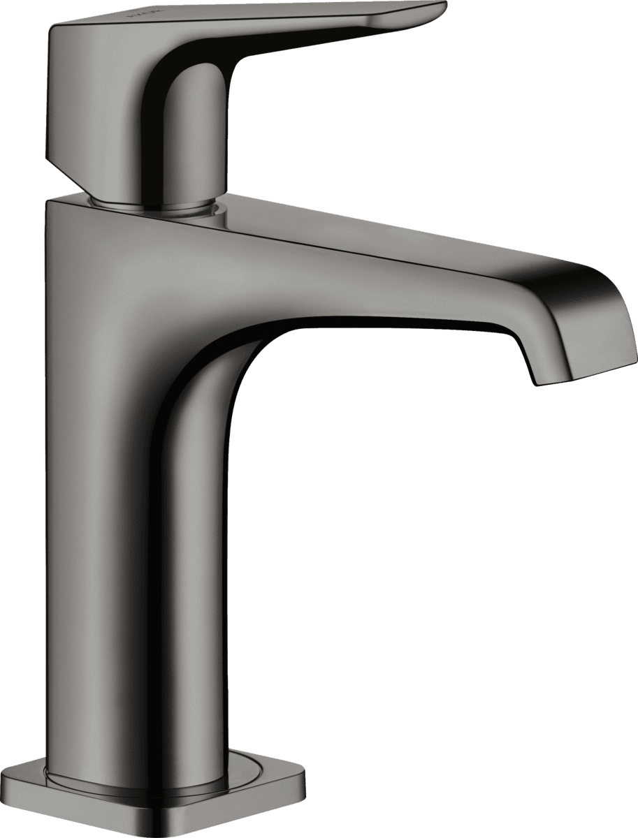 Зображення з  HANSGROHE AXOR Citterio E Single lever basin mixer 130 with lever handle and waste set #36111330 - Polished Black Chrome