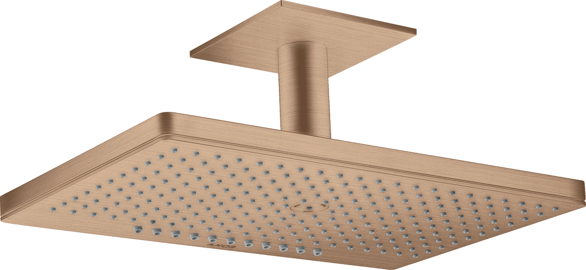 HANSGROHE AXOR ShowerSolutions Kopfbrause 460/300 2jet mit Deckenanschluss #35279310 - Brushed Red Gold