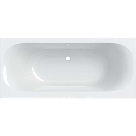 GEBERIT Soana Rechteckbadewanne schmaler Rand, Duo #554.008.01.1 - weiß / glänzend