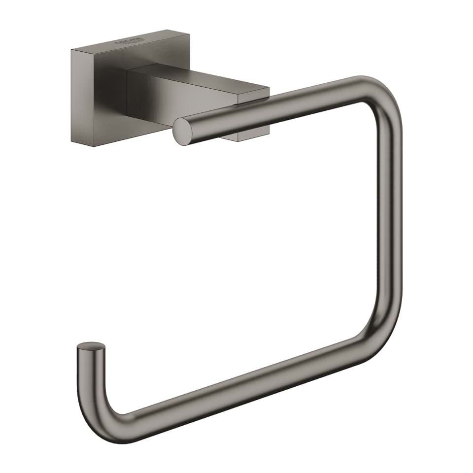 Picture of GROHE Essentials Cube Toilet roll holder brushed hard graphite #40507AL1