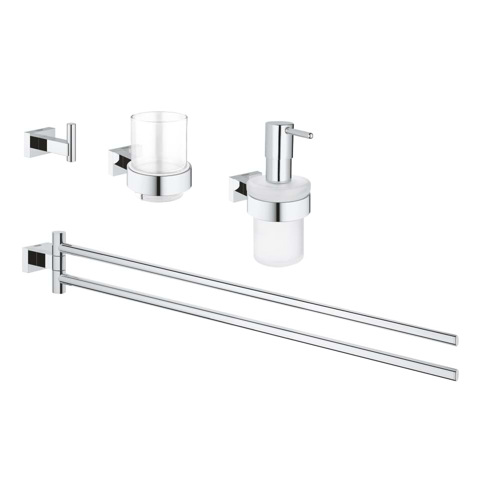 GROHE Essentials Cube Bad-Set 4 in 1 #40847001 - chrom