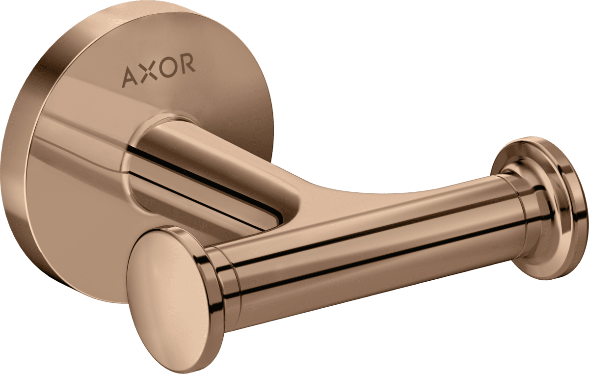 HANSGROHE AXOR Universal Circular Handtuchhaken doppelt #42812300 - Polished Red Gold