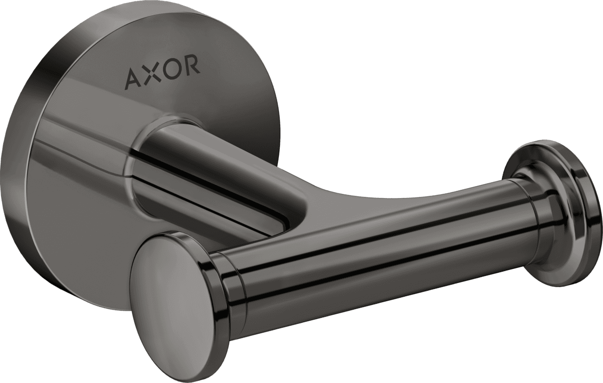 Picture of HANSGROHE AXOR Universal Circular Towel hook double #42812330 - Polished Black Chrome