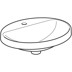 Bild von GEBERIT VariForm Einbauwaschtisch oval, mit Hahnlochbank 500.721.00.2