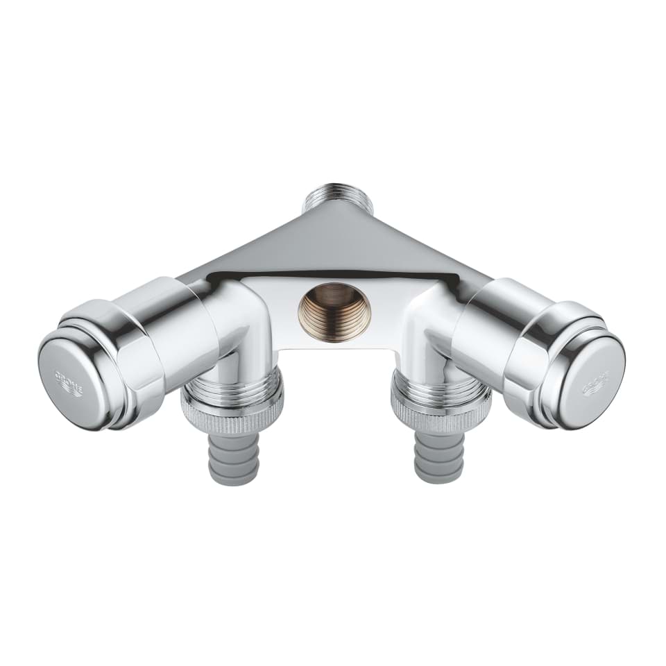 Picture of GROHE Original WAS® double valve 'Single', 1/2″ #41020000 - chrome