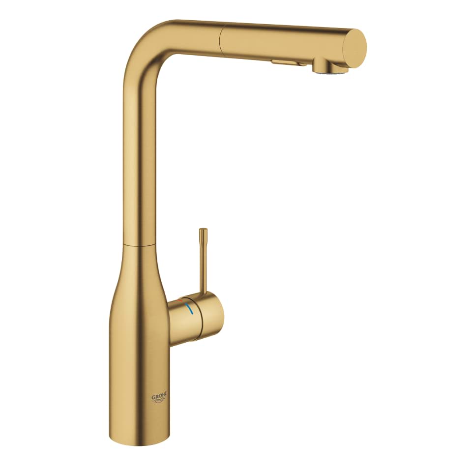 GROHE Essence Einhand-Spültischbatterie, 1/2″ #30270GN0 - cool sunrise gebürstet