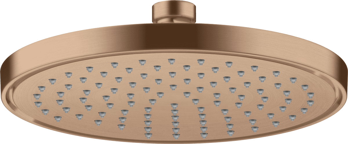 HANSGROHE AXOR ShowerSolutions Kopfbrause 220 1jet EcoSmart+ #35388310 - Brushed Red Gold