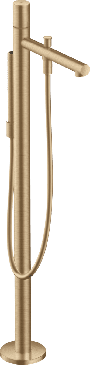 HANSGROHE AXOR Uno Einhebel-Wannenmischer bodenstehend mit Zerogriff #45416140 - Brushed Bronze