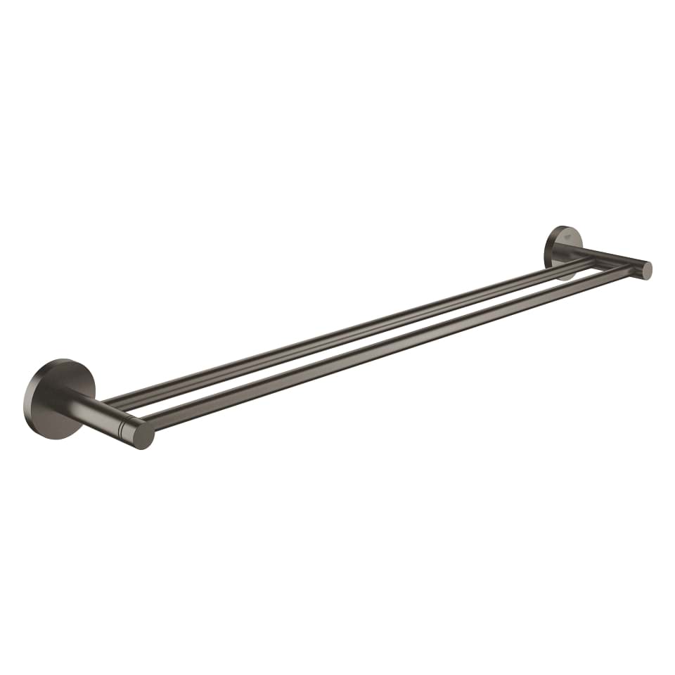GROHE Essentials Doppel-Badetuchhalter #40802AL1 - hard graphite gebürstet