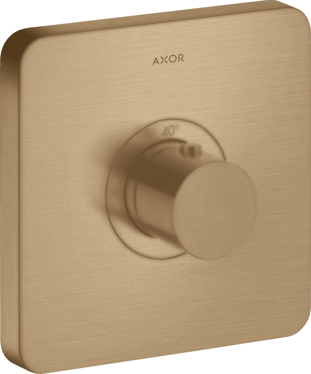 HANSGROHE AXOR ShowerSelect Termostat Yüksek debi, ankastre montaj, softsquare #36711140 - Mat Bronz resmi