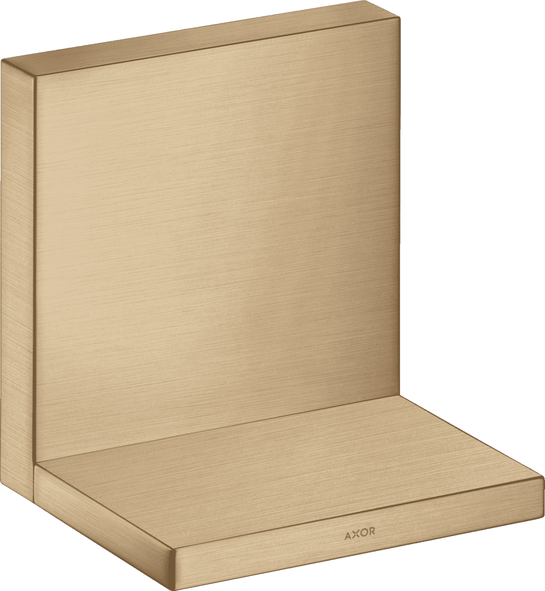 HANSGROHE AXOR ShowerSolutions Ablage 120/120 #40872140 - Brushed Bronze