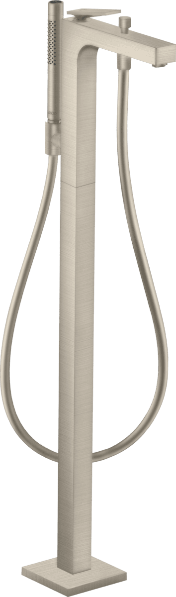 HANSGROHE AXOR Citterio Einhebel-Wannenmischer bodenstehend mit Hebelgriff #39440820 - Brushed Nickel