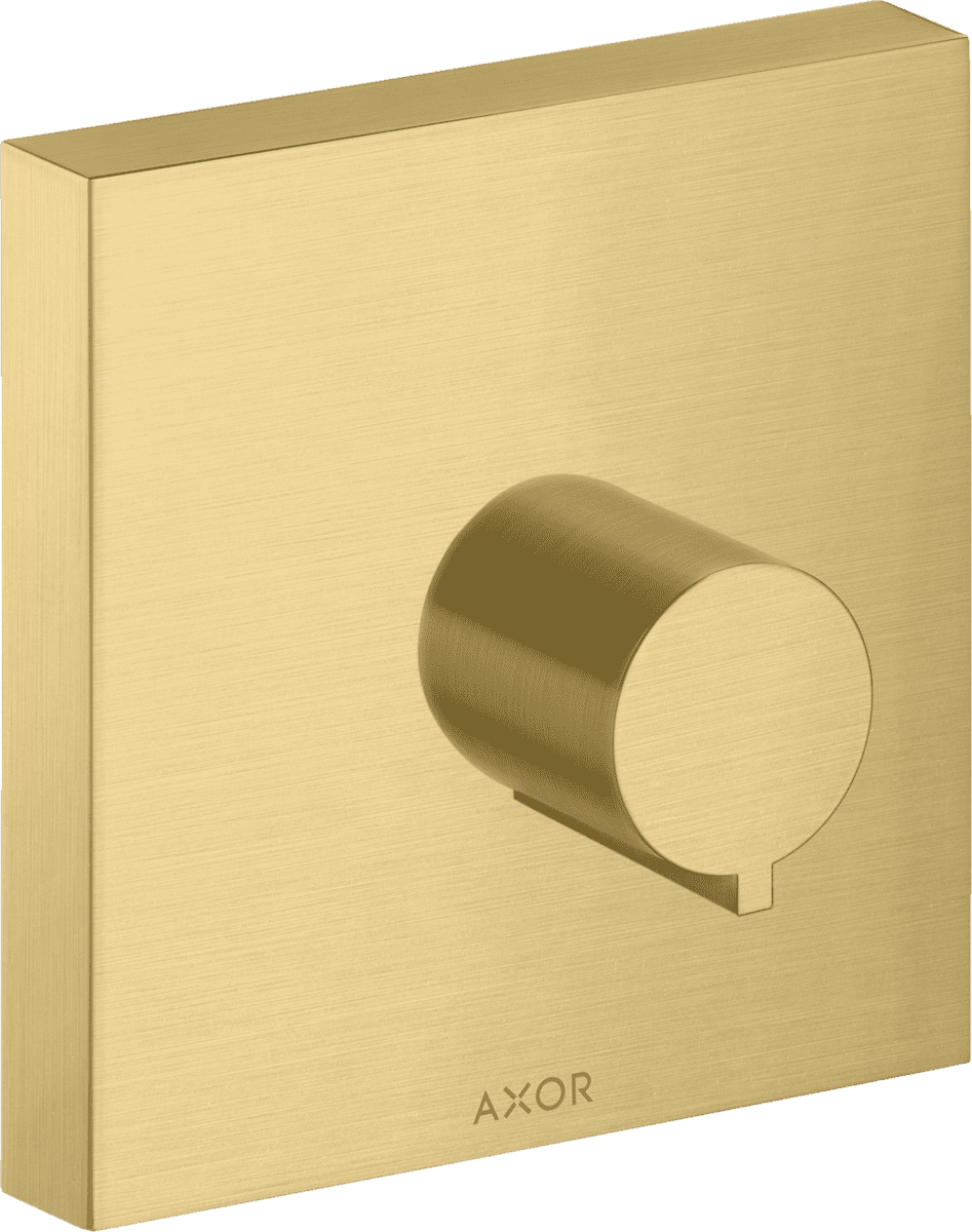 Obrázek HANSGROHE Uzavírací ventil AXOR ShowerSolutions 120/120 skrytý úhlový #10972250 - Brushed Gold Optic