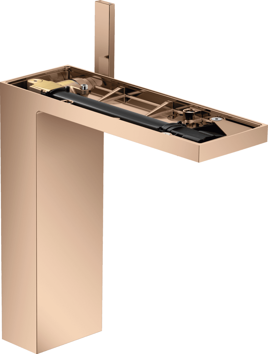 HANSGROHE AXOR MyEdition Einhebel-Waschtischmischer 230 für Aufsatzwaschtische mit Push-Open Ablaufgarnitur ohne Platte #47022300 - Polished Red Gold