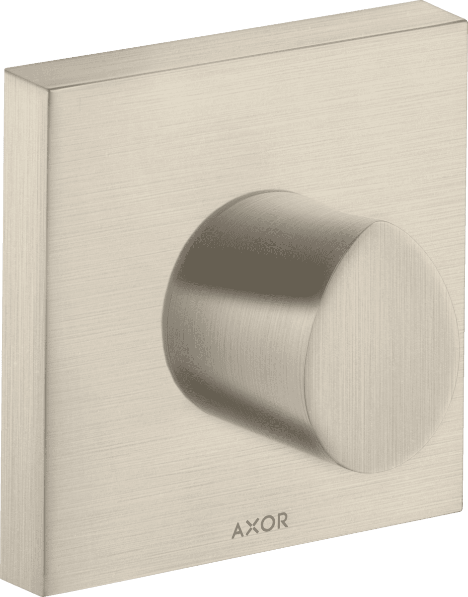 HANSGROHE AXOR Starck Organic Absperrventil 120/120 Unterputz #12771820 - Brushed Nickel