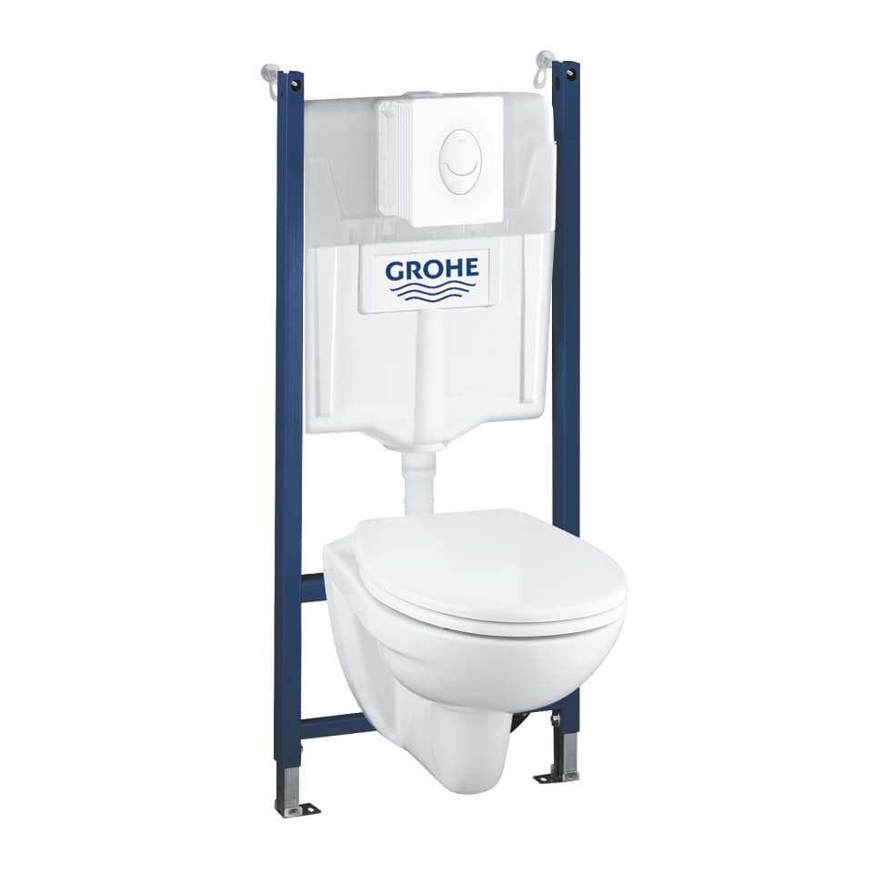Picture of GROHE Solido Compact Set 4 in 1 with ceramic #39117000 - alpine white