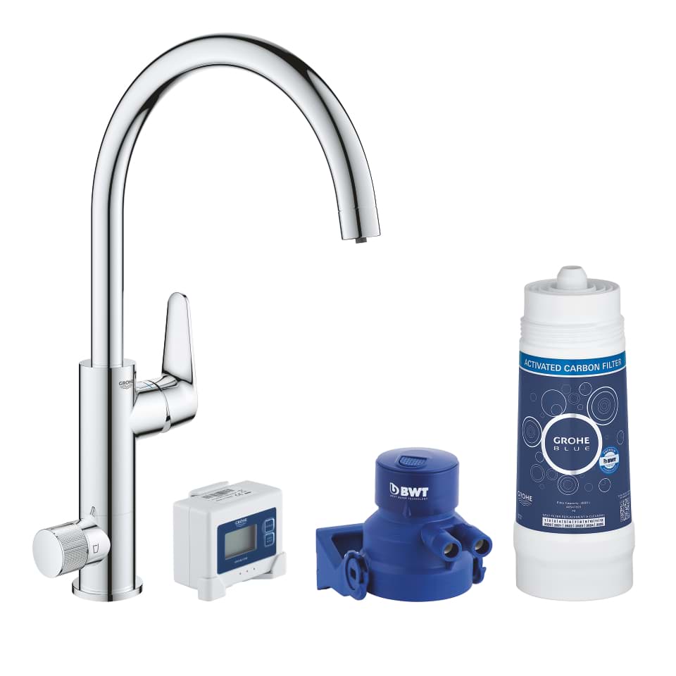 Picture of GROHE Blue Pure BauCurve Starter kit Chrome #30385000