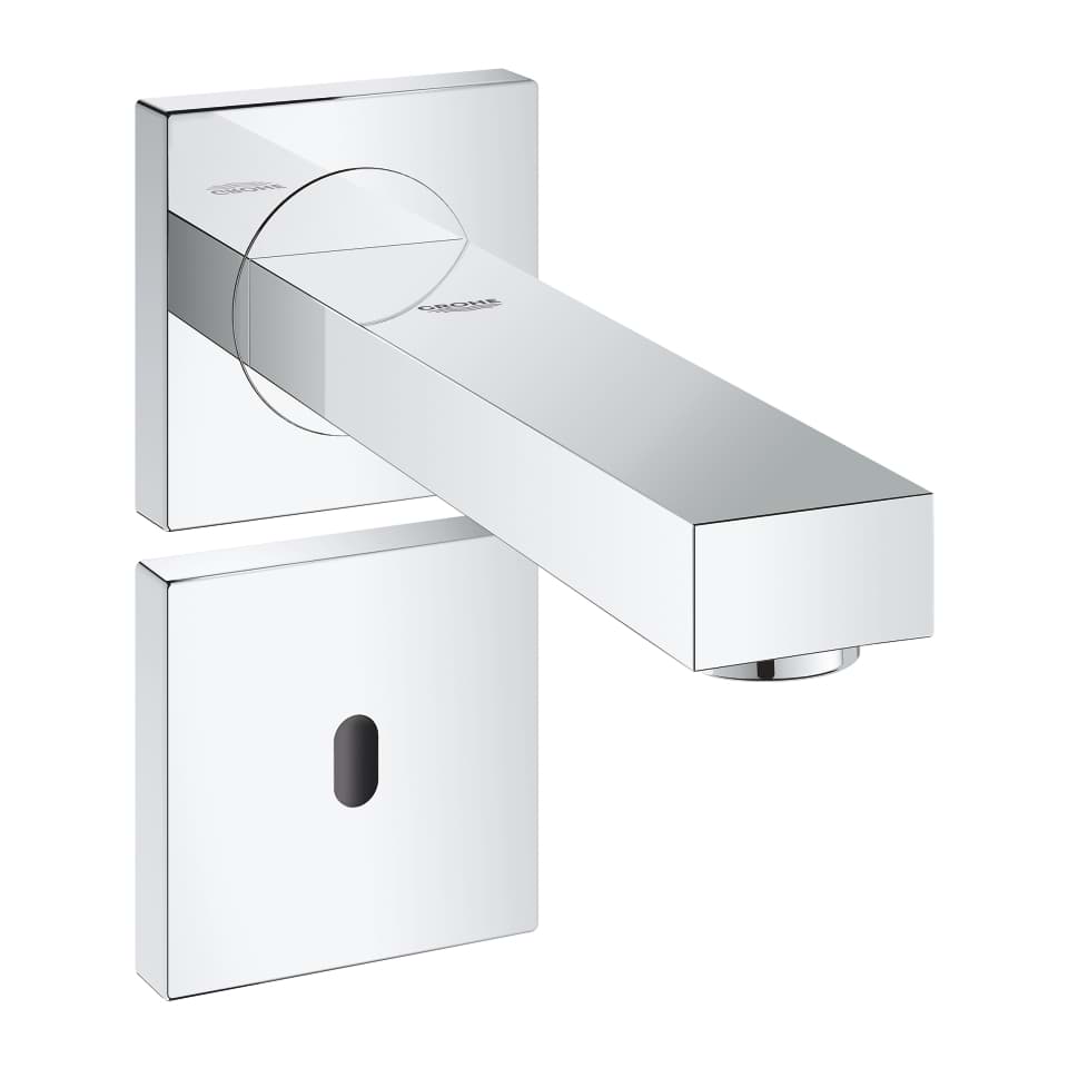 Picture of GROHE Eurocube E Infra-red electronic wall basin tap without mixing device Chrome #36442000