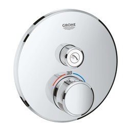 Bild von GROHE Grohtherm SmartControl Unterputz-Thermostat mit 1 Absperrventil #29118000 - chrom