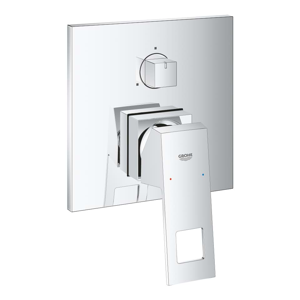 GROHE Eurocube Einhandbatterie mit 3-Wege Umstellung #24094000 - chrom