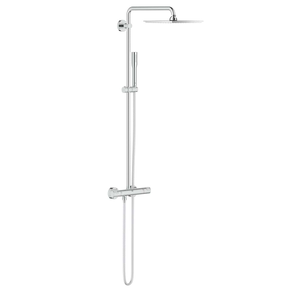 Picture of GROHE Vitalio Joy System 230 Shower system with thermostat for wall mounting Chrome #26365000