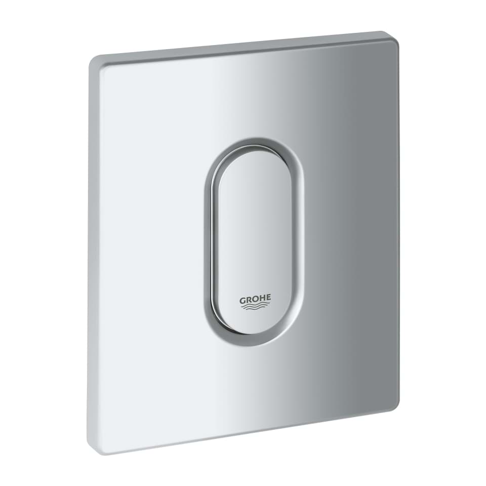 Picture of GROHE Cover plate with push-button #42380P00 - matt chrome