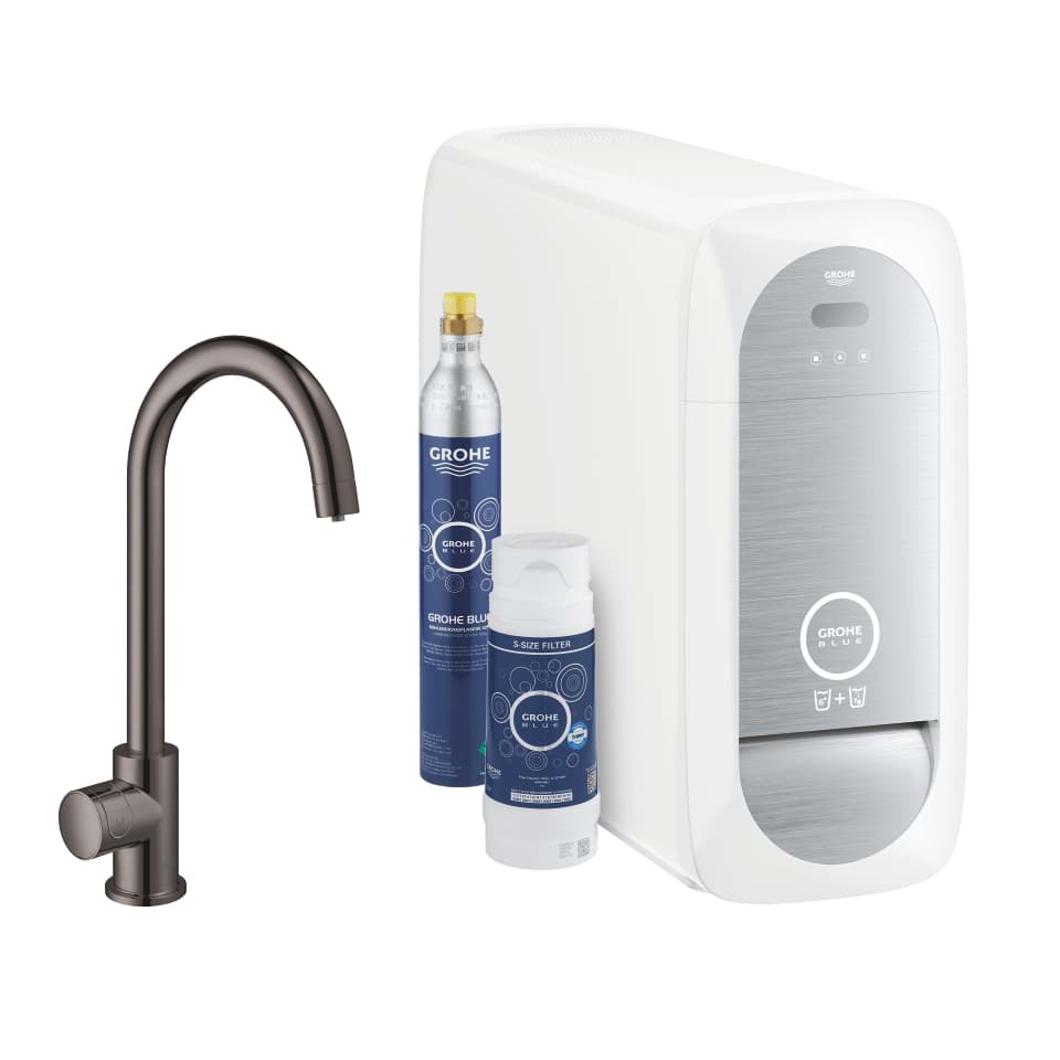 GROHE Blue Home Mono Starter Kit #31498A01 - hard graphite