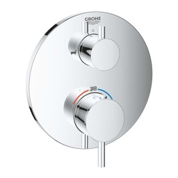 Bild von GROHE Atrio Thermostat-Wannenbatterie mit integrierter 2-Wege-Umstellung #24138003 - chrom