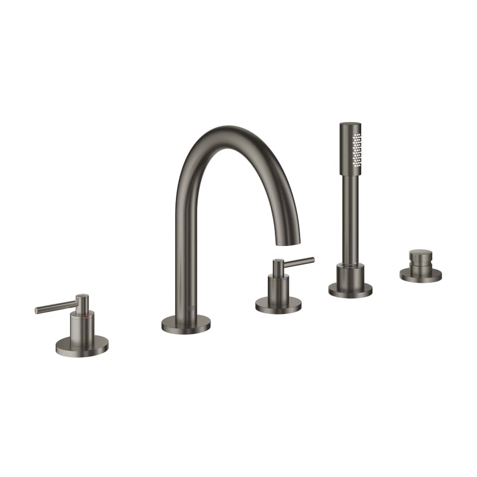 Picture of GROHE Atrio 5-hole bath combination #19922AL3 - hard graphite brushed