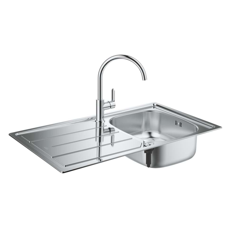 GROHE Bau Set aus Spüle und Küchenarmatur #31562SD0 - edelstahl
