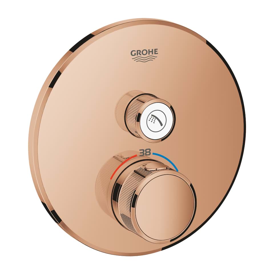 GROHE Grohtherm SmartControl Unterputz-Thermostat mit 1 Absperrventil #29118DA0 - warm sunset