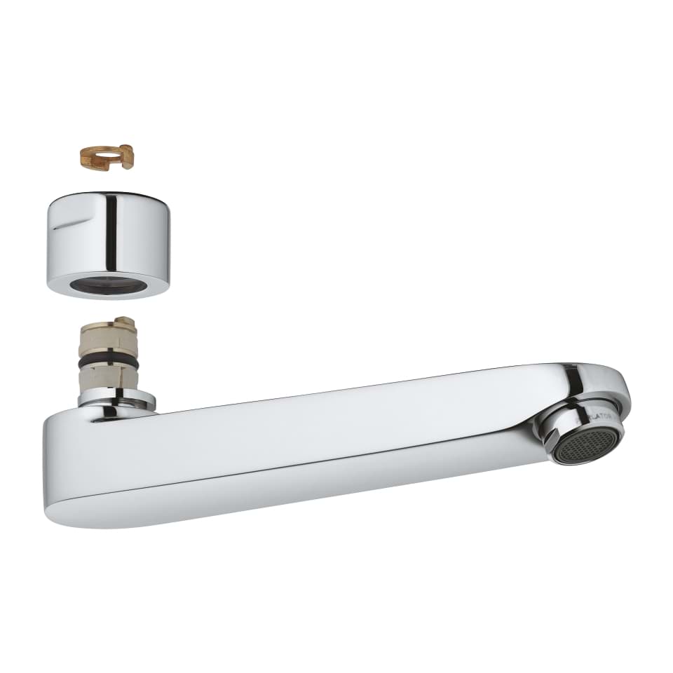 Picture of GROHE Cast spout #13138000 - chrome