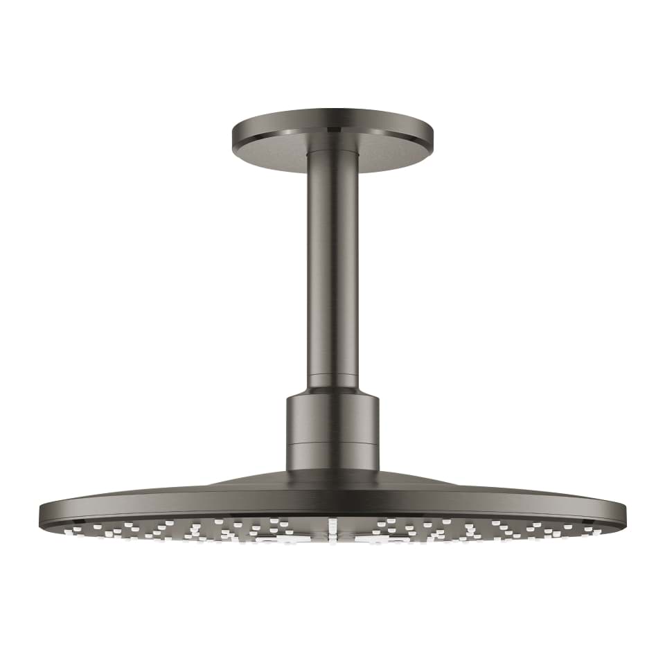 GROHE Rainshower SmartActive 310 Kopfbrause-Set Deckenauslass 142 mm, 2 Strahlarten #26477AL0 - hard graphite gebürstet