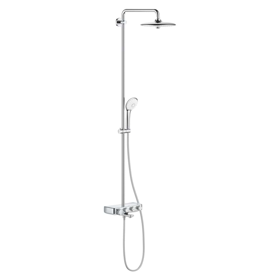 Bild von GROHE Euphoria SmartControl System 260 Mono Duschsystem mit Thermostat-Wannenbatterie für die Wandmontage #26510000 - chrom