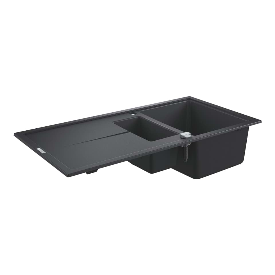 Picture of GROHE K400 Composite sink with drainer granite black #31642AP0