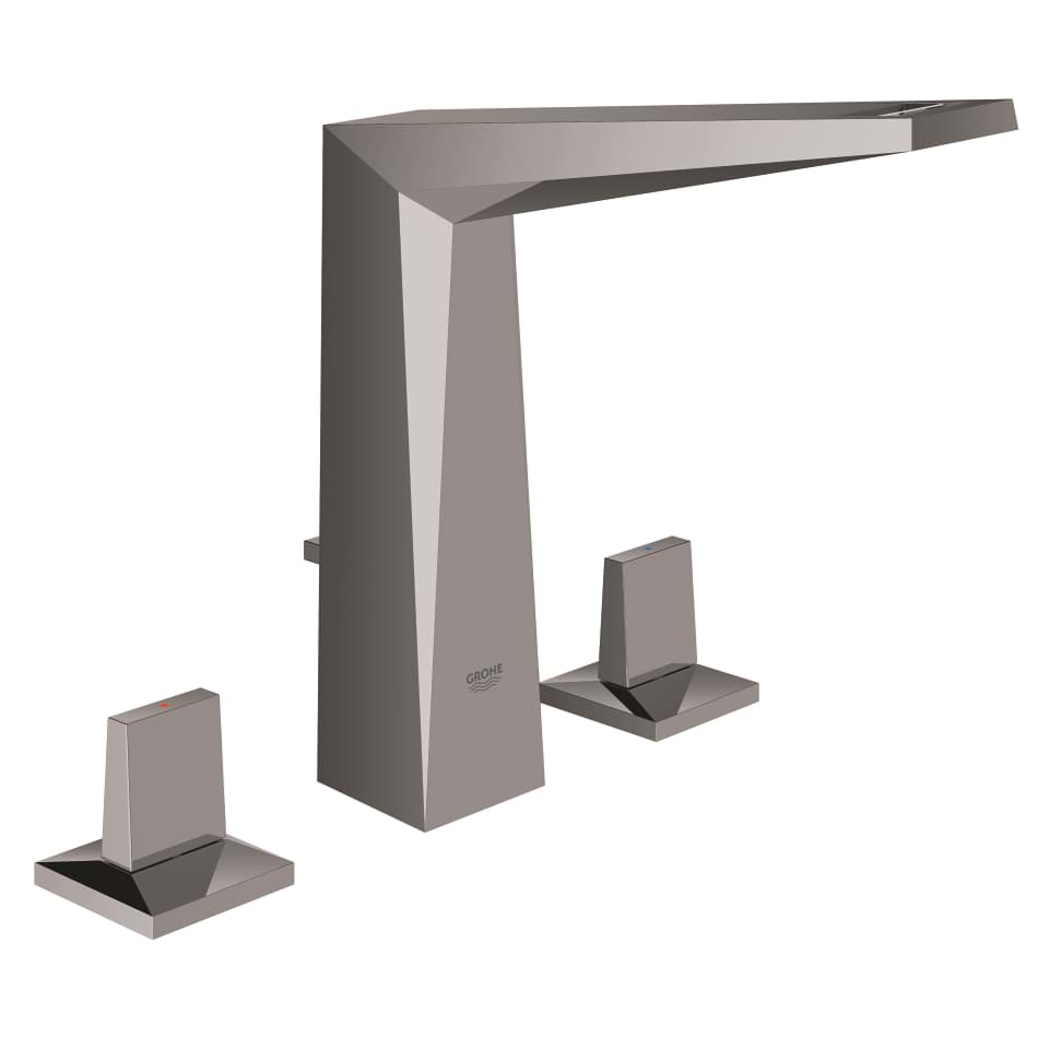 GROHE Allure Brilliant 3-Loch-Waschtischbatterie, 1/2″ #20344A00 - hard graphite