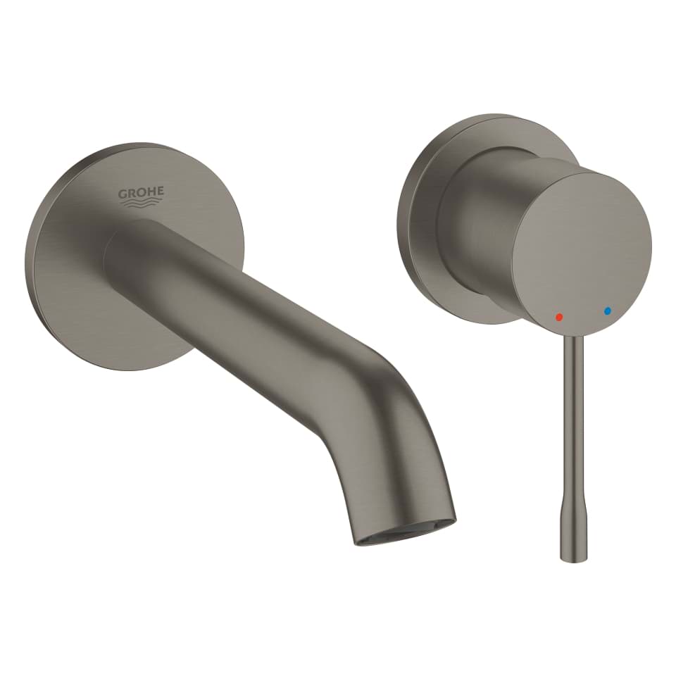 GROHE Essence 2-Loch-Waschtischbatterie #19408AL1 - hard graphite gebürstet