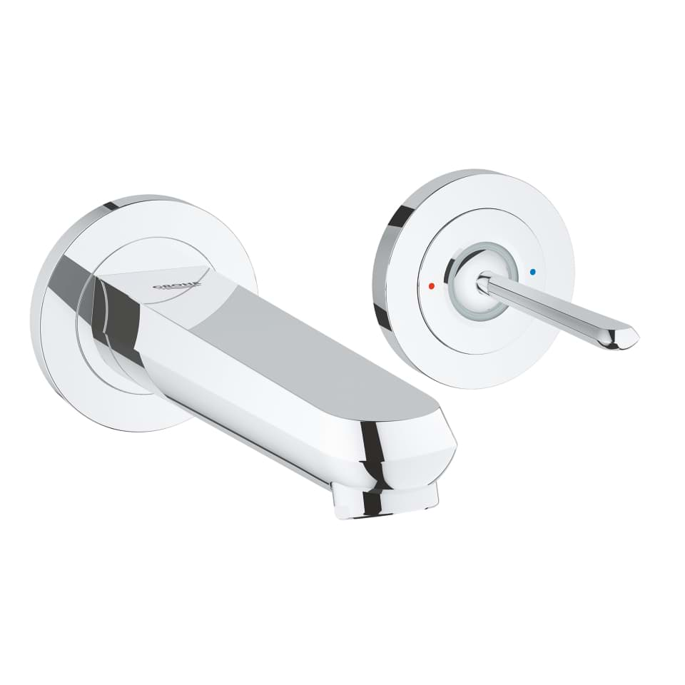 Bild von GROHE Eurodisc Joy 2-Loch-Waschtischbatterie #19968000 - chrom