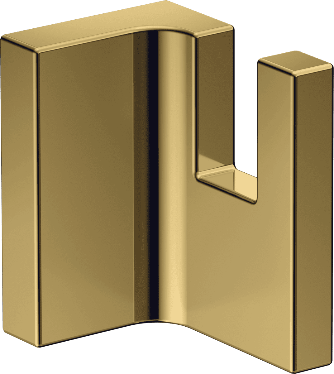 Зображення з  HANSGROHE AXOR Universal Rectangular Towel hook #42611990 - Polished Gold Optic