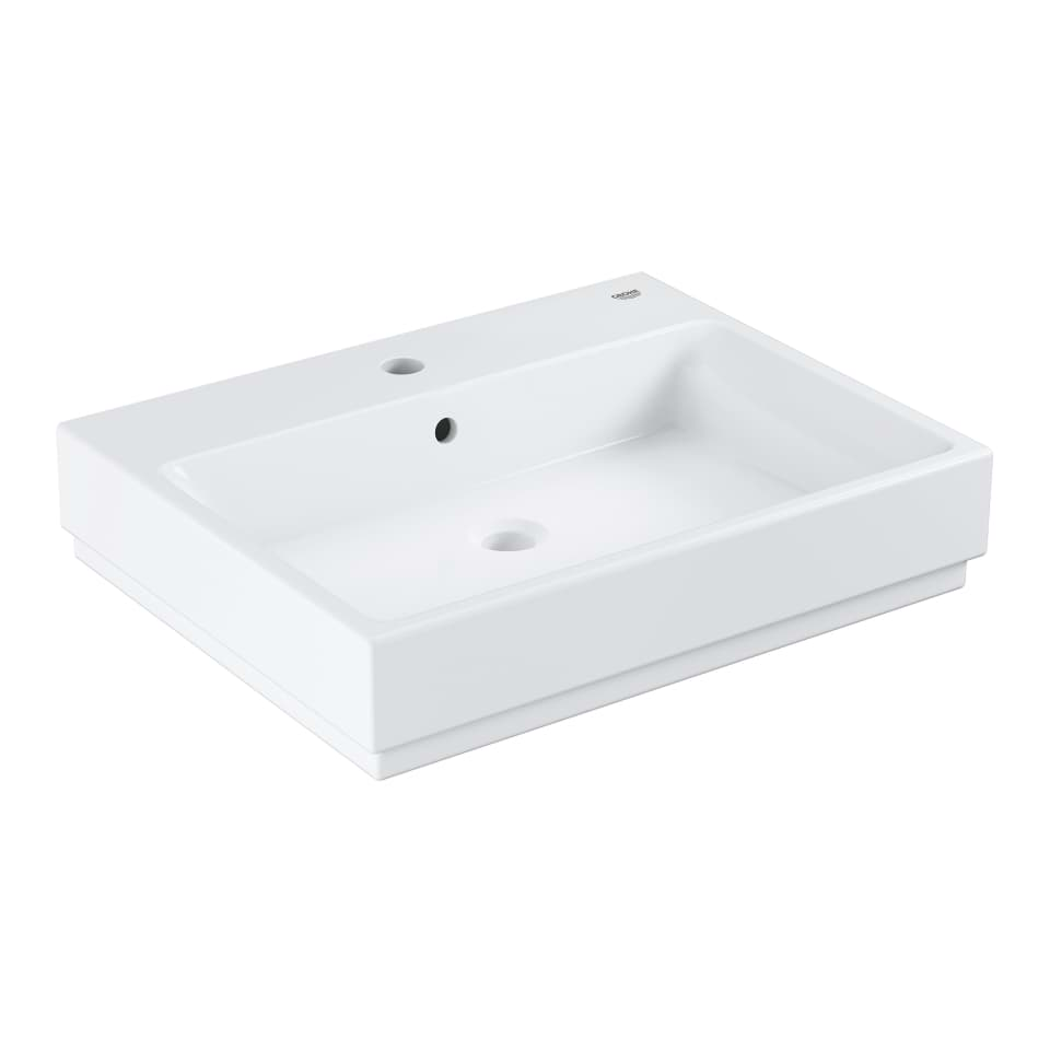 Bild von GROHE Cube Keramik Waschtisch 60 cm #3947300H - alpinweiß