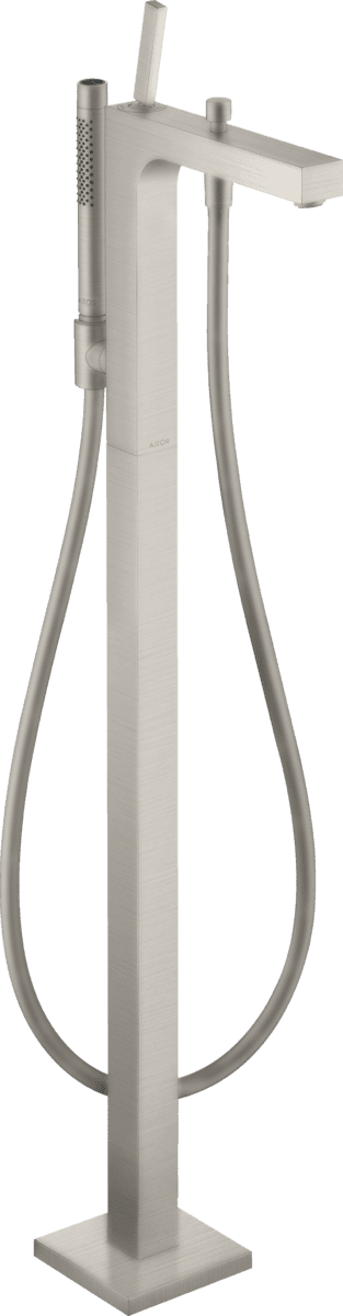 HANSGROHE AXOR Citterio Einhebel-Wannenmischer bodenstehend mit Pingriff #39451800 - Edelstahl Optic