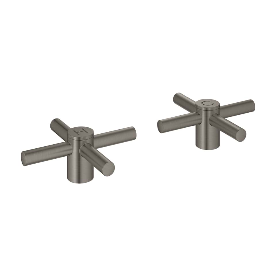 Picture of GROHE Atrio Cross handles brushed hard graphite #18026AL3