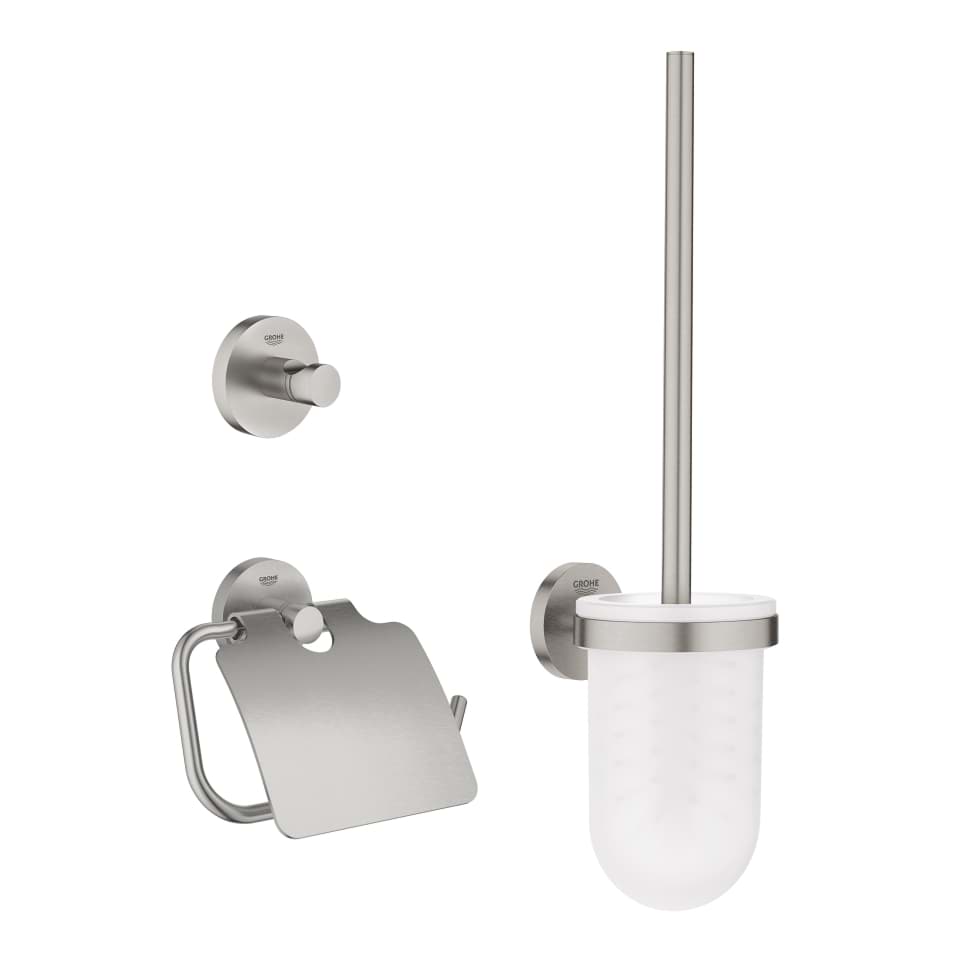 GROHE Essentials WC-Set 3 in 1 #40407DC1 - supersteel