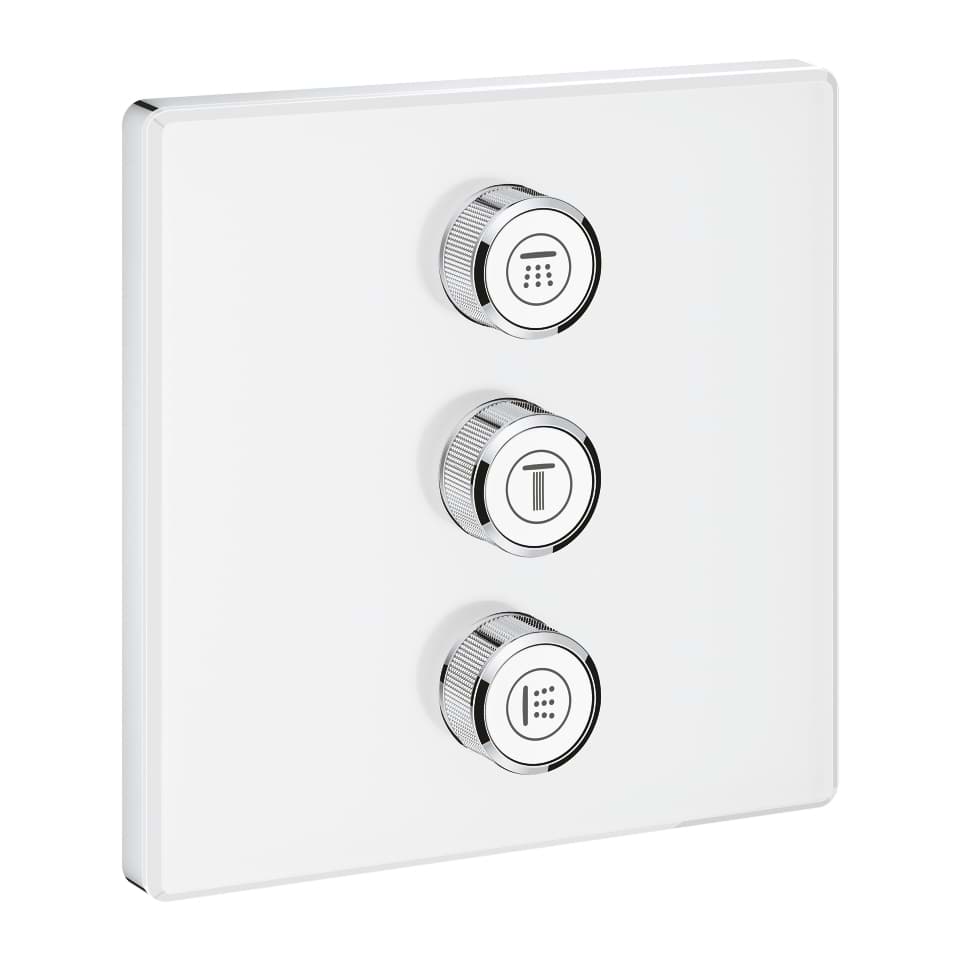 Picture of GROHE Grohtherm SmartControl Triple volume control trim moon white #29158LS0