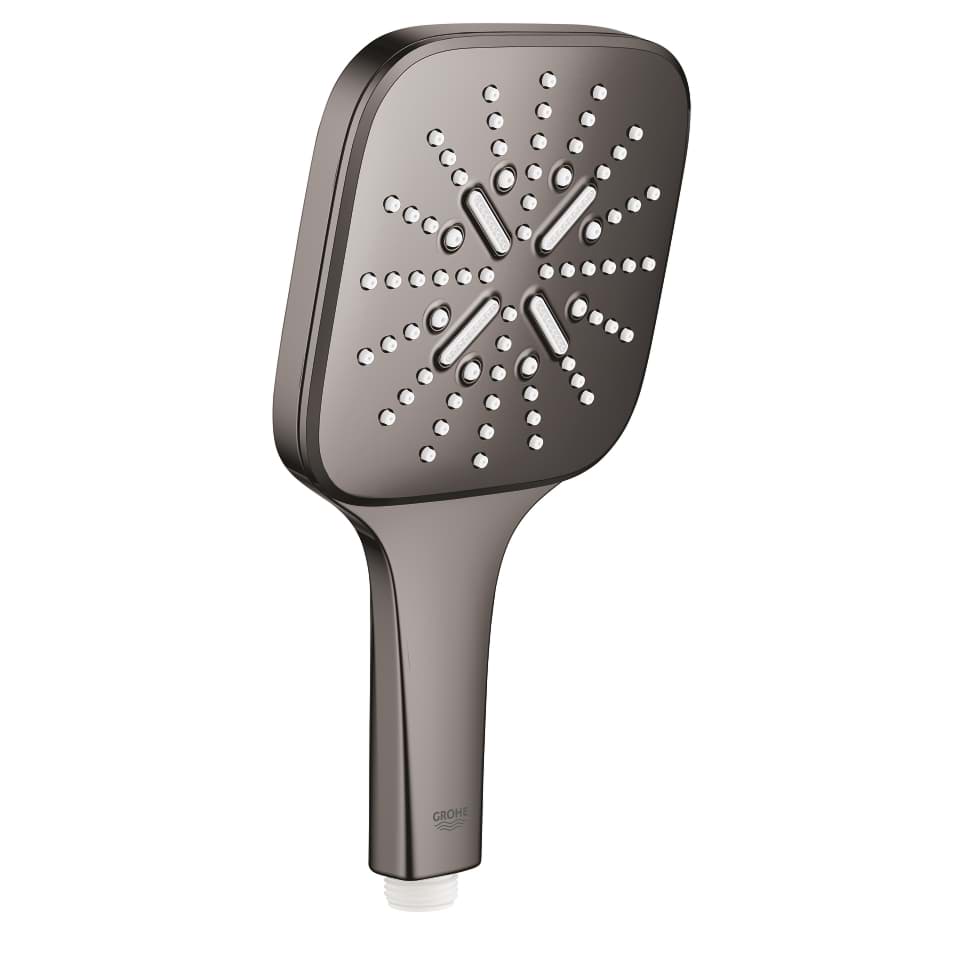 GROHE Rainshower SmartActive 130 Cube Handbrause 3 Strahlarten #26582A00 - hard graphite