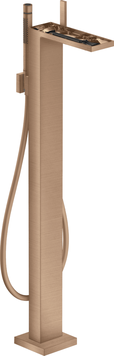 HANSGROHE AXOR MyEdition Einhebel-Wannenmischer bodenstehend ohne Platte #47442310 - Brushed Red Gold