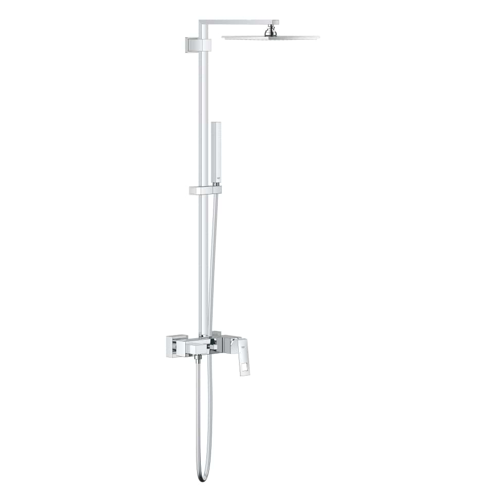 Bild von GROHE Euphoria Cube System 230 Duschsystem mit Einhandmischer für die Wandmontage #23147001 - chrom