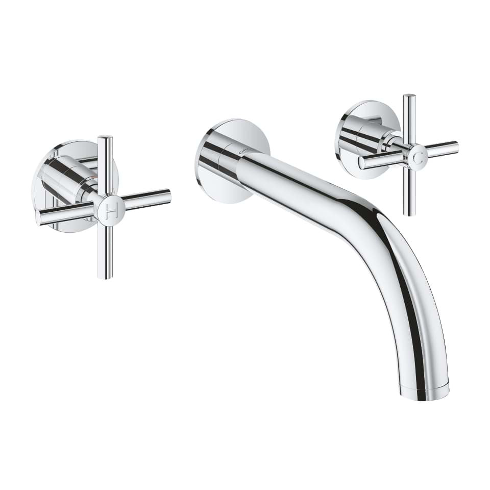 Picture of GROHE Atrio 3-hole basin mixer #20164003 - chrome