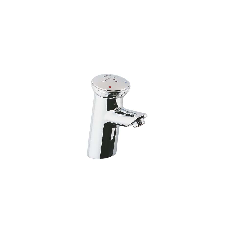 GROHE Contromix Public Selbstschluss-Waschtischbatterie, 1/2″ mit Mischung #36109000 - chrom